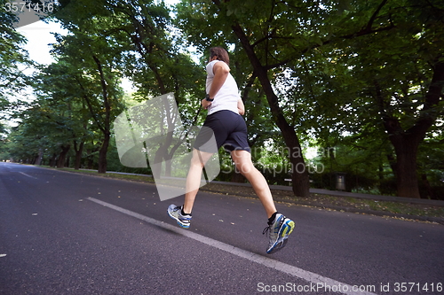 Image of man jogging