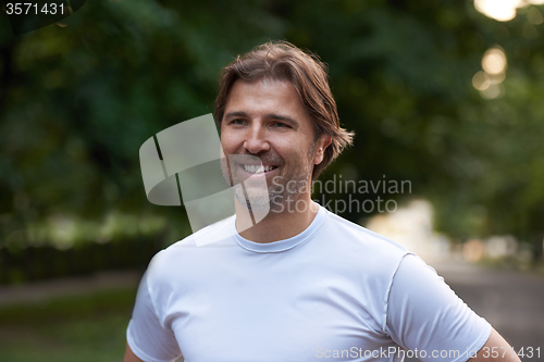 Image of man jogging