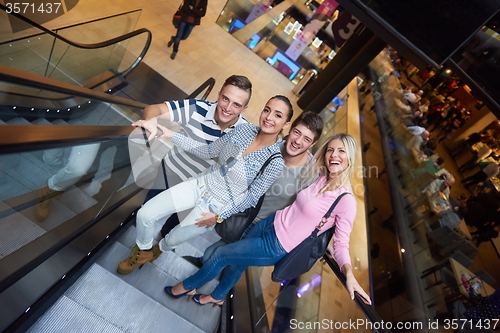 Image of friends in shopping