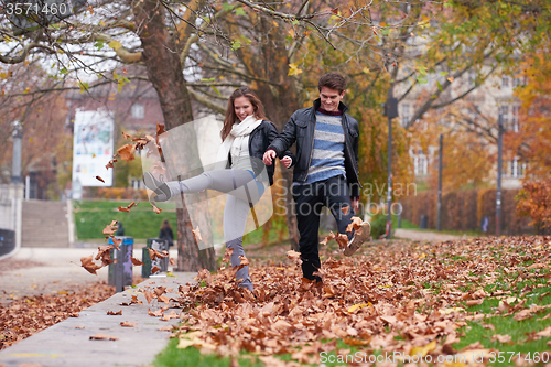 Image of autumn couple