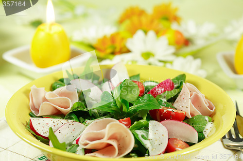 Image of Fresh spring vegetable salad