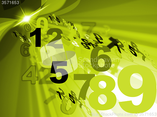 Image of Counting Mathematics Represents Number Design And Numerical