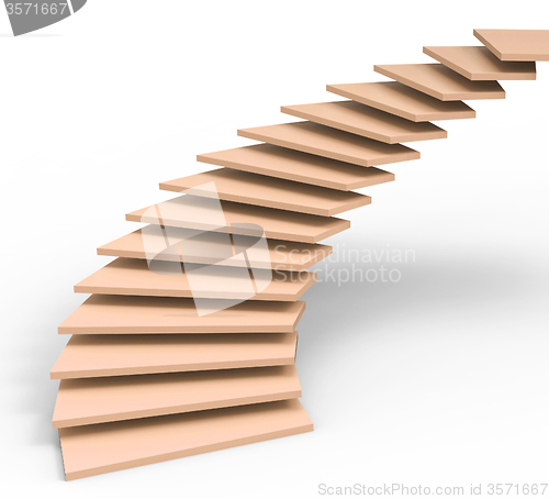 Image of Vision Future Represents Stairs Objectives And Ascending