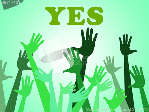 Image of Yes Hands Means All Right And O.K.