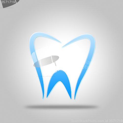 Image of Tooth Icon Shows Dentist Icons And Dentistry