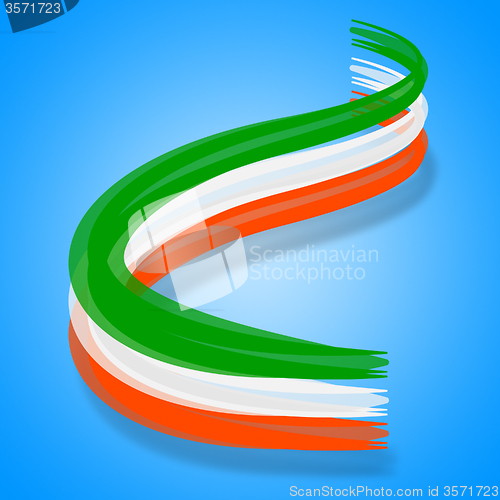 Image of Flag Ireland Shows Patriotism Patriotic And Nationality