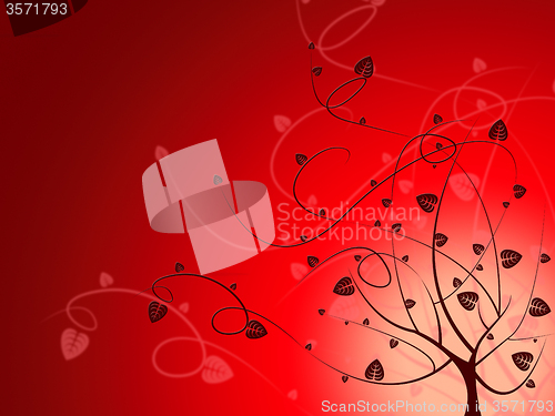Image of Red Background Represents Design Backdrop And Template