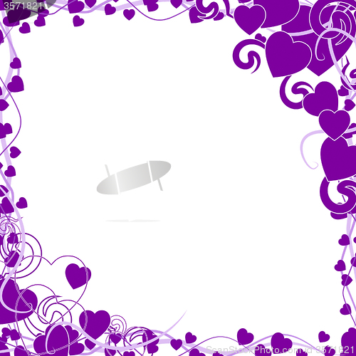 Image of Copyspace Floral Means Mauve Blank And Flower