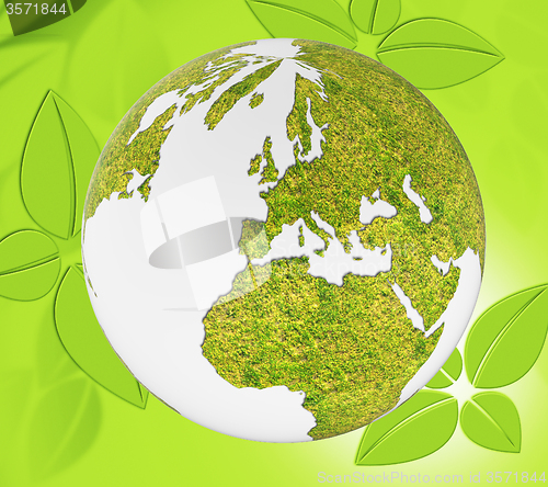 Image of Nature World Represents Global Environmental And Natural