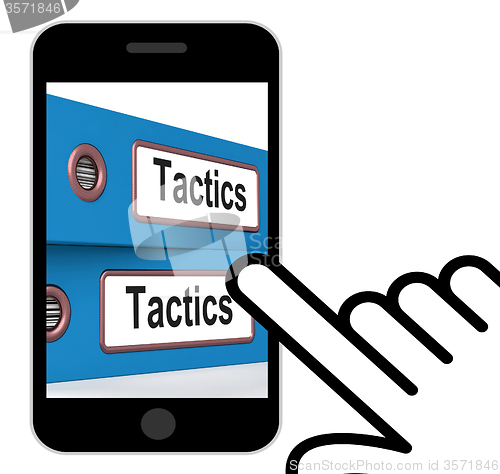 Image of Tactics Folders Displays Organisation And Strategic Methods