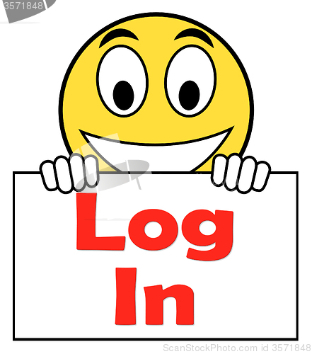 Image of Log In Login On Sign Shows Sign In Online