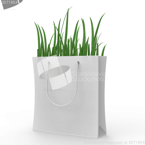 Image of Eco Shopping Indicates Earth Day And Buying