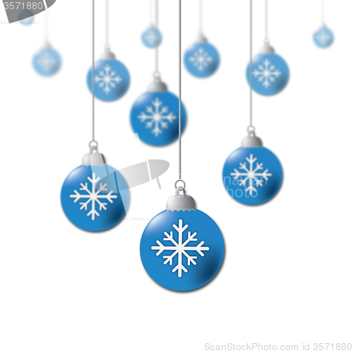 Image of Xmas Balls Means Christmas Ornaments And Celebration