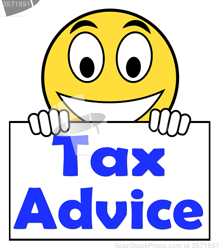 Image of Tax Advice On Sign Shows Taxation Irs Help