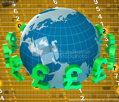 Image of Pounds Forex Means Worldwide Trading And Currency