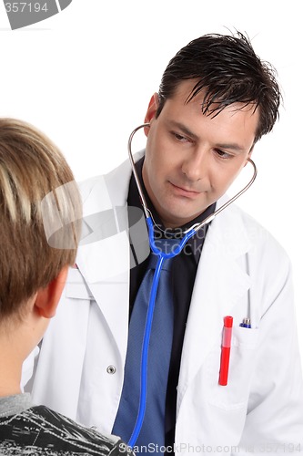 Image of Doctor patient medical examination