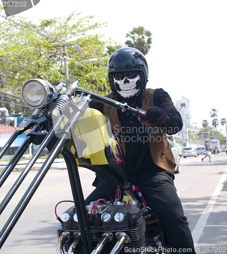 Image of Scary biker
