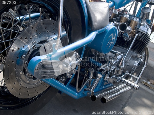 Image of Detail of motorcycle