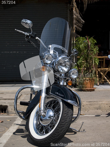 Image of Classic American motorcycle