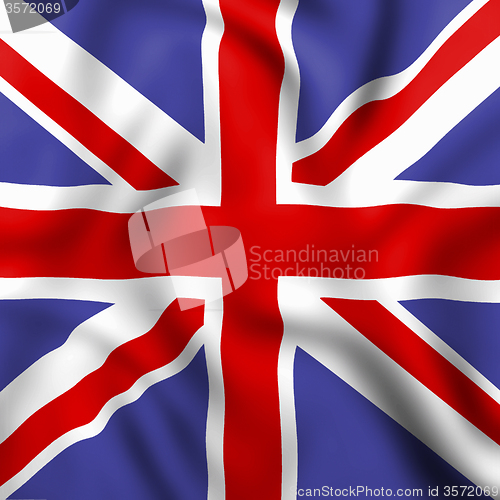 Image of Union Jack Indicates English Flag And Britain