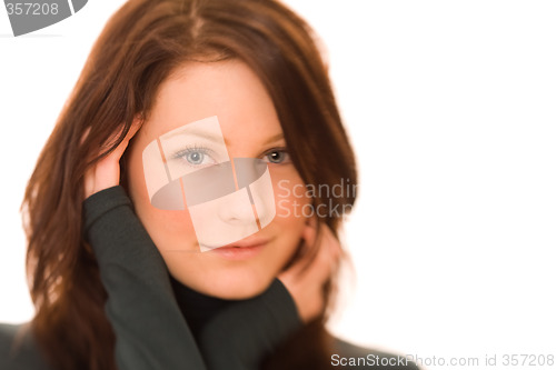 Image of young beautiful woman