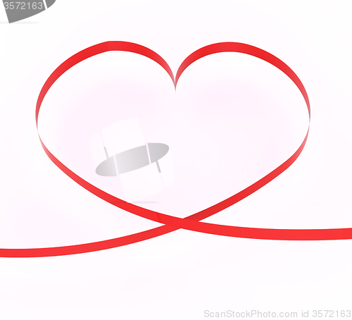 Image of Heart Copyspace Shows Valentine\'s Day And Affection