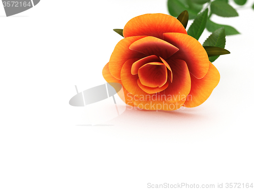 Image of Copyspace Rose Represents Copy-Space Petal And Valentines