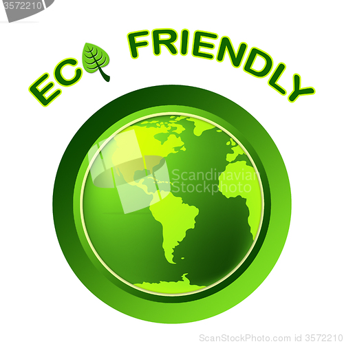 Image of Eco Friendly Shows Earth Day And Environment