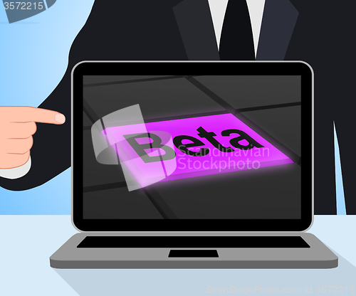 Image of Beta Button Displays Development Or Demo Version