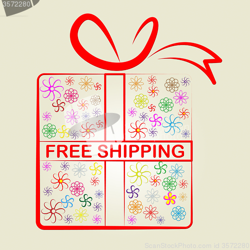 Image of Shipping Free Represents With Our Compliments And Consumer