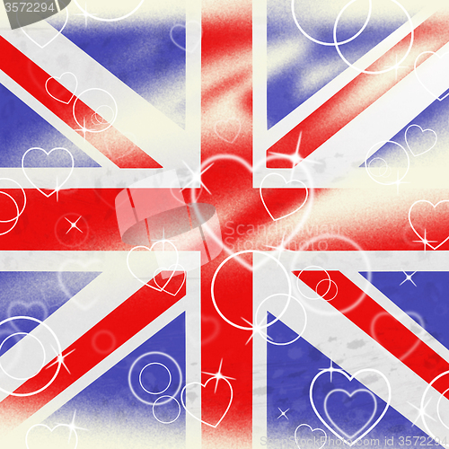 Image of Union Jack Means United Kingdom And Britain