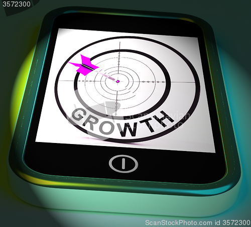 Image of Growth Smartphone Displays Expansion  And Advancement Through In
