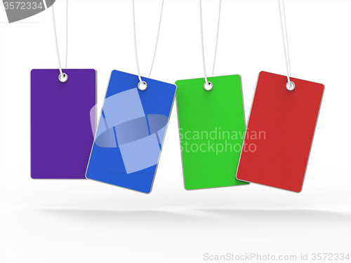 Image of Copyspace 4 Represents Colorful Card And Vibrant