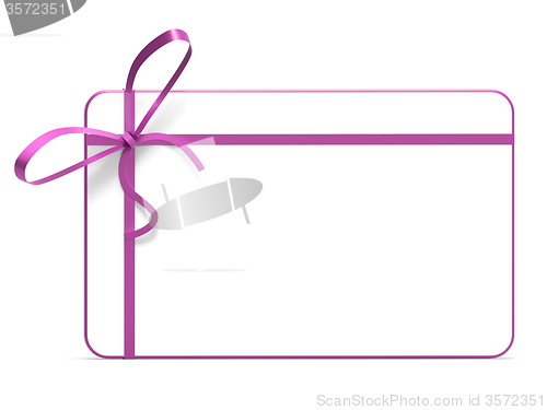 Image of Gift Tag Represents Blank Space And Copy-Space