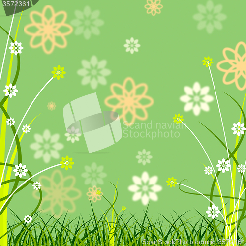 Image of Background Copyspace Shows Flora Abstract And Copy-Space