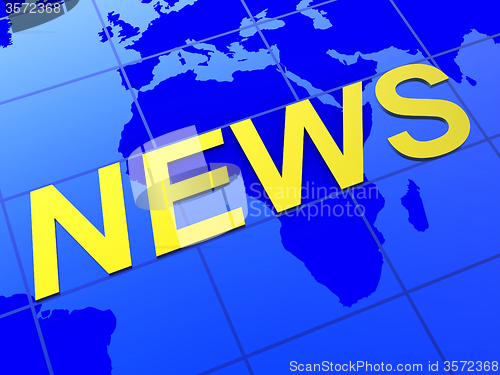 Image of News World Indicates Article Globalization And Journalism