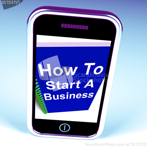 Image of How to Start a Business Phone Shows Starting Strategy