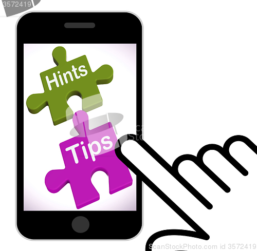 Image of Hints Tips Puzzle Displays Suggestions And Assistance