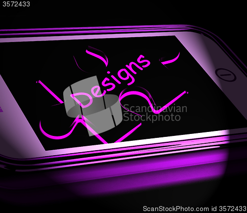 Image of Designs Smartphone Displays Design And Layout On Internet