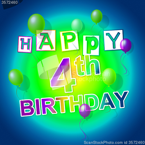 Image of Happy Birthday Indicates Celebrating Fun And Party