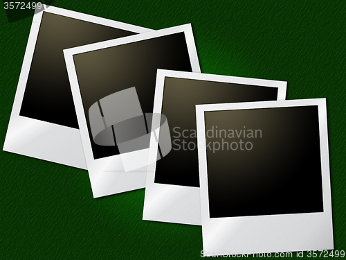 Image of Photo Frames Shows Text Space And Blank