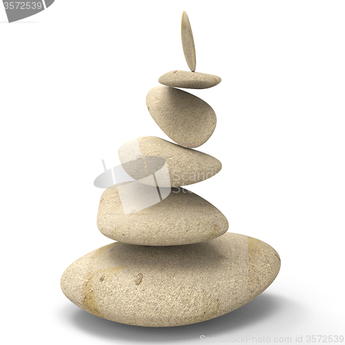 Image of Spa Stones Shows Perfect Balance And Balancing