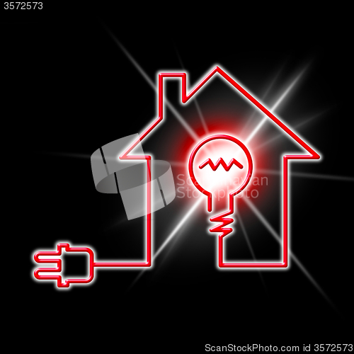 Image of Light Bulb Means Power Source And Circuit