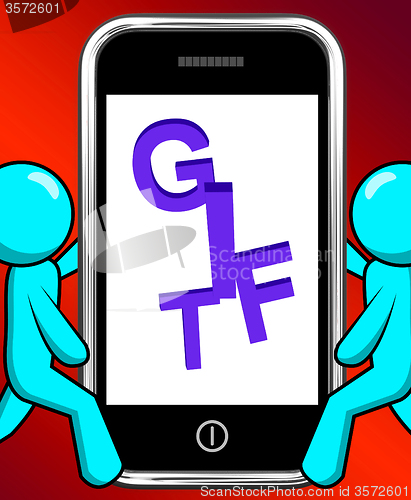 Image of Bonus On Phone Displays Extra Gift Or Gratuity Online