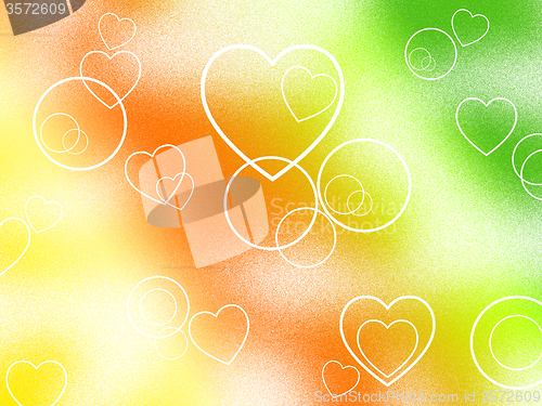 Image of Background Color Represents Valentine\'s Day And Abstract