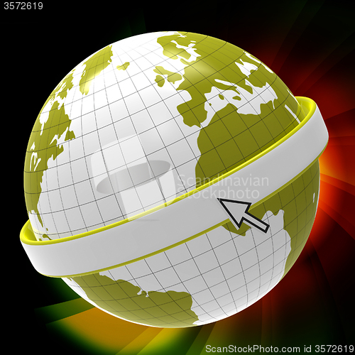 Image of Copyspace World Represents Blank Globalization And Planet