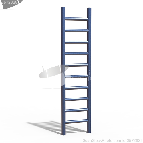 Image of Climb Success Indicates Victorious Ladder And Victors