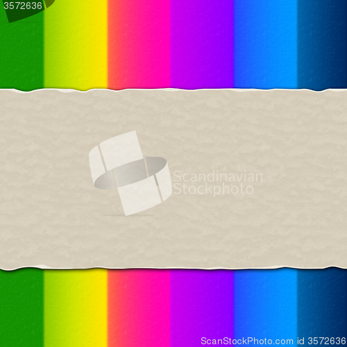 Image of Copyspace Paper Means Blank Multicolored And Colours