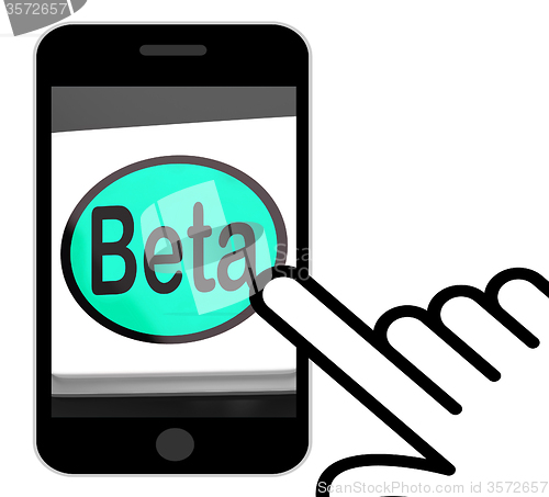 Image of Beta Button Displays Development Or Demo Version
