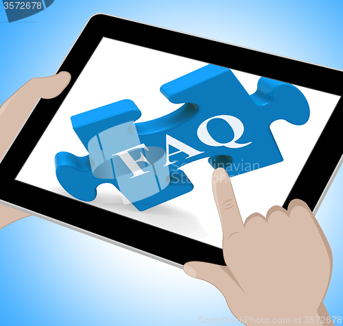 Image of FAQ Tablet Means Website Solutions Help And Information